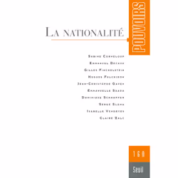 ISBN Pouvoirs, n° 160. La Nationalité, 192 pages