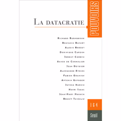 ISBN Pouvoirs, n°164. La Datacratie, 216 pages