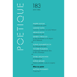 ISBN Poétique, n° 183 livre