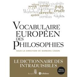 ISBN Vocabulaire européen des philosophies livre