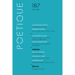 ISBN Poétique, n° 187, 150 pages