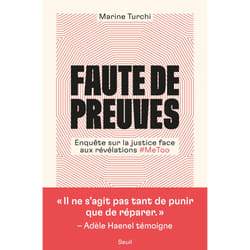 ISBN Faute de preuves livre