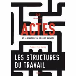 ISBN Actes de la recherche en sciences sociales, n° 240. Les Structures du travail, 112 pages