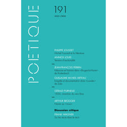 ISBN Poétique, n° 191 livre