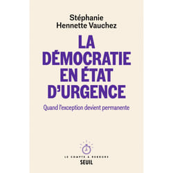 ISBN La Démocratie en état durgence livre