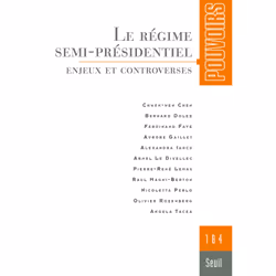 ISBN Pouvoirs, n° 184. Le Régime semi-présidentiel, 192 pages