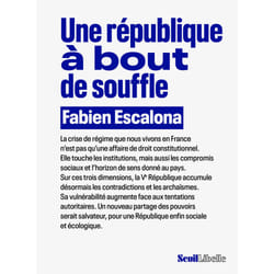 ISBN Une République à bout de souffle livre