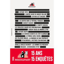 ISBN Mediapart. 15 grandes enquêtes livre