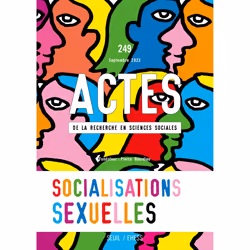 ISBN Actes de la recherche en sciences sociales, n° 249. Socialisations sexuelles, 96 pages