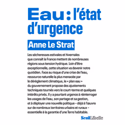ISBN Eau : létat durgence, 60 pages