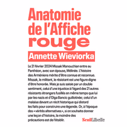 ISBN Anatomie de lAffiche rouge, 60 pages