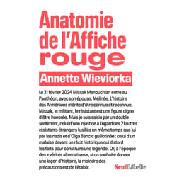 ISBN Anatomie de lAffiche rouge livre