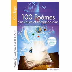 ISBN 100 Poèmes classiques et contemporains -Anthologie de la poésie française, classiques, Français, 224 pages