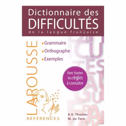 ISBN Dictionnaire des difficultés de la langue française, Français, 448 pages