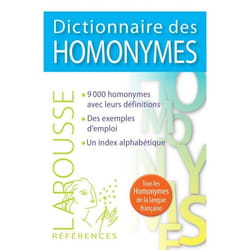 Dictionnaire des Homonymes (Poche)