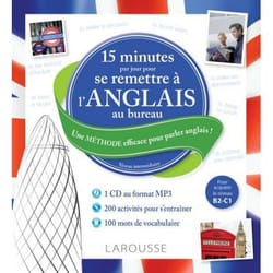 15 minutes par jour pour se remettre à l'anglais au bureau + CD