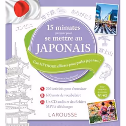 ISBN 15 minutes par jour pour se mettre au japonais, Éducatif, Français, 160 pages