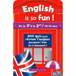 ISBN English is so fun (de la 3e à la 2e), Pour enfants, Français, 16 pages