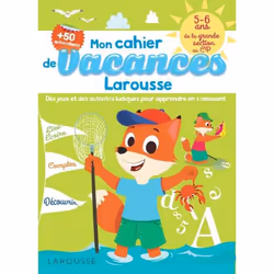 ISBN Cahier de jeux de vacances Larousse 5-6 ans, Français, 48 pages