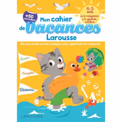 ISBN Cahier de jeux de vacances Larousse 4-5 ans, Français, 48 pages