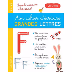 ISBN Mon cahier d'écriture GRANDES LETTRES dès 3 ans, Pour enfants, Français, 48 pages