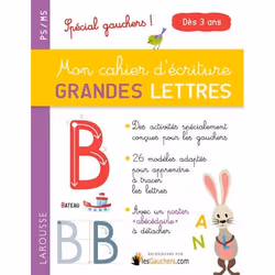 ISBN Mon cahier d'écriture GRANDES LETTRES sp gauchers, Pour enfants, Français, 48 pages