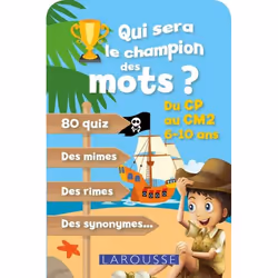 ISBN Qui sera le champion des Mots ?, Pour enfants, Français, 16 pages