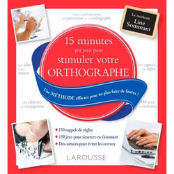 ISBN 15 minutes par jour pour stimuler son orthographe, Éducatif, Français, 160 pages