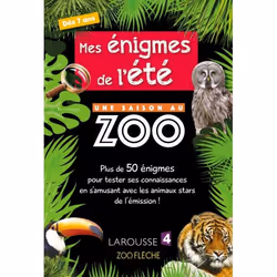 ISBN Mes énigmes de l'été UNE SAISON AU ZOO, Animaux, Français, 80 pages