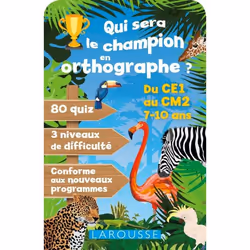 ISBN Qui sera le champion en orthographe ?, Pour enfants, Français, 16 pages