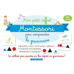 Mon petit coffret Montessori pour comprendre la grammaire (Coffret)