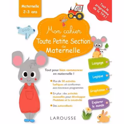 ISBN Mon cahier de toute petite section de maternelle, Pour enfants, Français, 64 pages