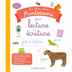 ISBN Mes cahiers ateliers montessori lecture-écriture, Pour enfants, Français, 72 pages