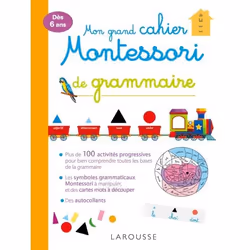 ISBN Mon grand cahier Montessori de grammaire, Pour enfants, Français, 168 pages