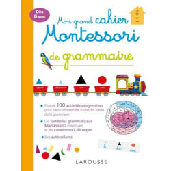 Mon grand cahier Montessori de grammaire (Broché)