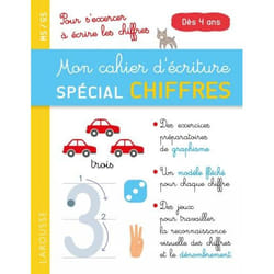 Mon cahier d'écriture, spécial chiffres (Broché)
