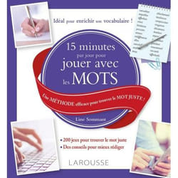 15 minutes par jour pour jouer avec les mots (Broché)