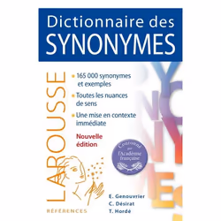 ISBN Dictionnaire des synonymes, Français, 880 pages