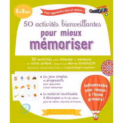 ISBN 50 activités bienveillantes pour mieux mémoriser, Pour enfants, Français, 96 pages
