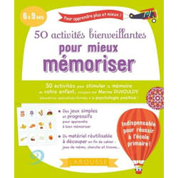 50 activités bienveillantes pour mieux mémoriser (Broché)