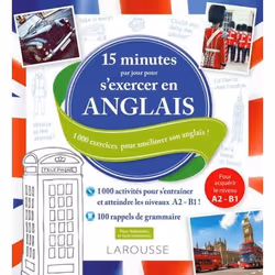 ISBN 15 minutes par jour pour s'exercer en anglais, Éducatif, Français, 160 pages
