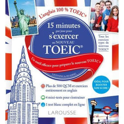 15 minutes par jour pour s'exercer au nouveau TOEIC (Broché)