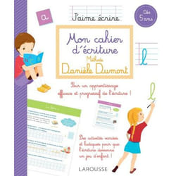 Mon cahier d'écriture Méthode Danièle Dumont (Broché)