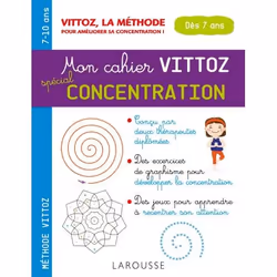 ISBN Mon cahier Vittoz, spécial concentration, Pour enfants, Français, 48 pages