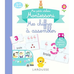 Mes petits ateliers Montessori Mes chiffres à assembler (Pochette)
