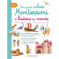 Mon grand cahier Montessori d'histoire du monde (Broché)