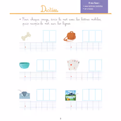 Mes cahiers ateliers Montessori : spécial dictées : dès 6 ans (Broché)