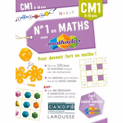 ISBN Numéro 1 en maths avec Mathador CM1, Pour enfants, Français, 72 pages