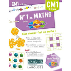 N°1 en maths avec Mathador CM1, 9-10 ans (Broché)