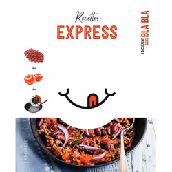 ISBN 65 recettes express sans bla bla, Français, 144 pages